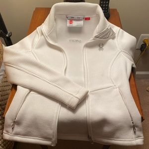 White women’s Spyder jacket